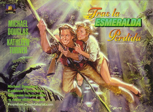 Romancing the Stone - Argentinian Movie Poster