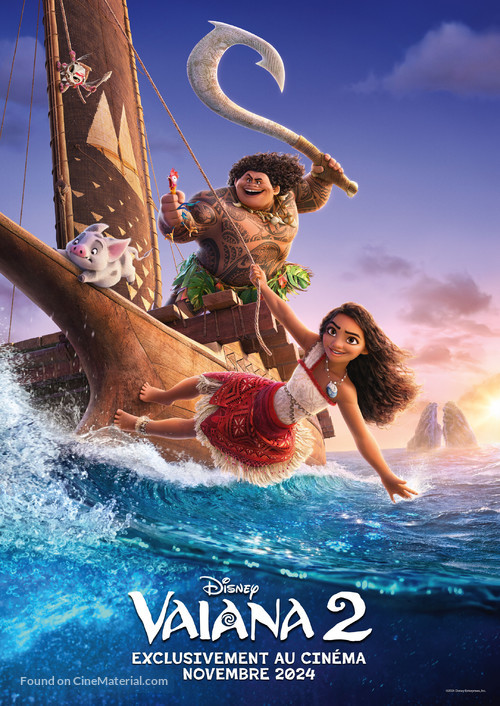 Moana 2 - French Movie Poster