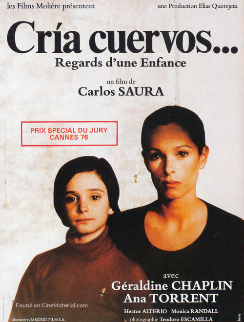 Cr&iacute;a cuervos - French Movie Poster