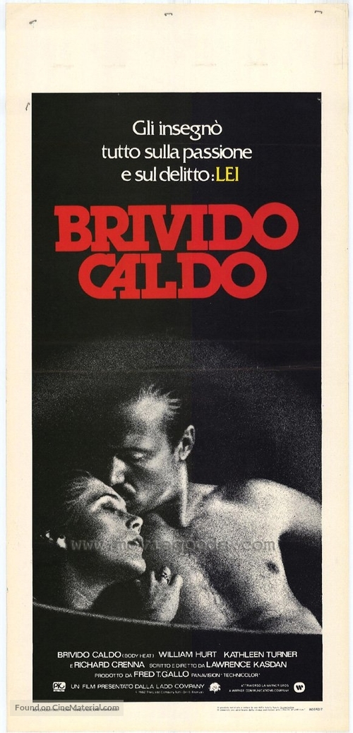 Body Heat - Italian Movie Poster