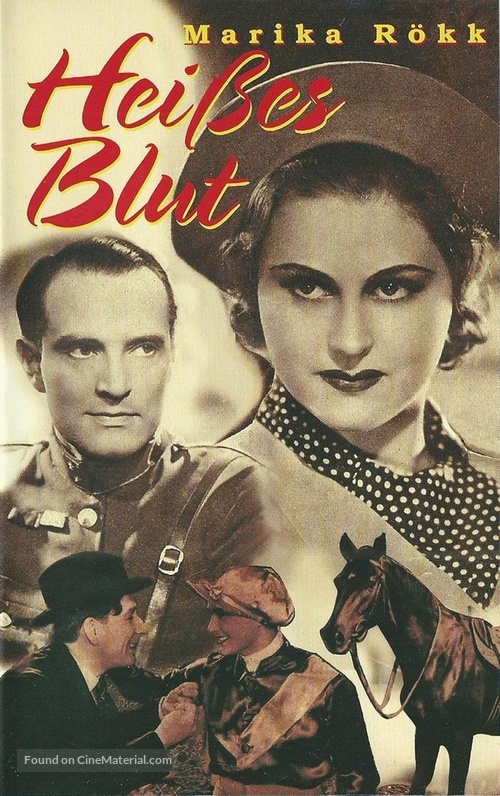 Hei&szlig;es Blut - German VHS movie cover