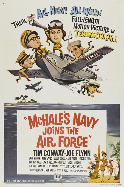 McHale&#039;s Navy Joins the Air Force - Movie Poster