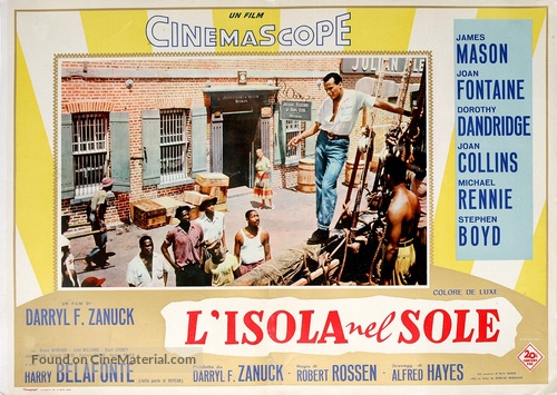Island in the Sun - Italian Movie Poster