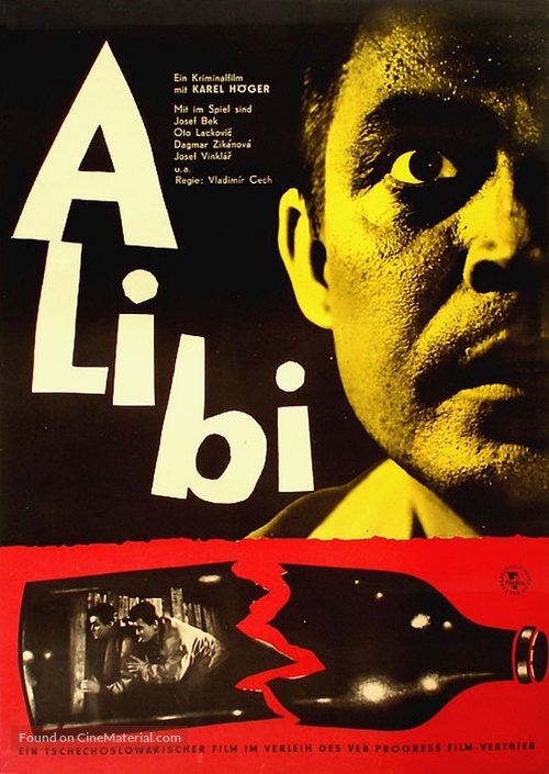 105 % alibi - German Movie Poster