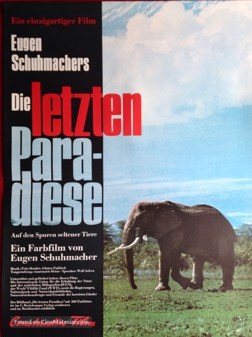 Die letzten Paradiese - German Movie Poster