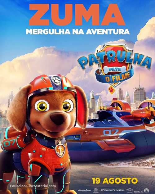 Paw Patrol: The Movie - Portuguese Movie Poster