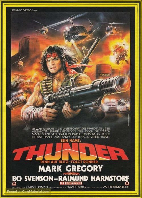 Thunder - German Movie Poster