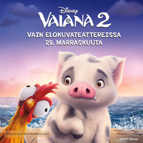 Moana 2 - Finnish Movie Poster