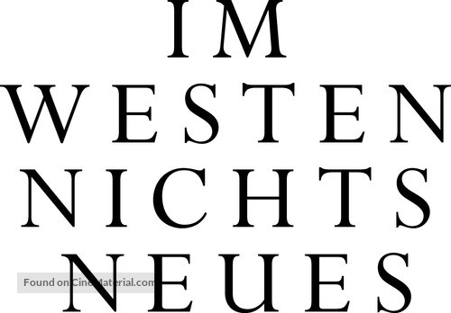 Im Westen nichts Neues - German Logo