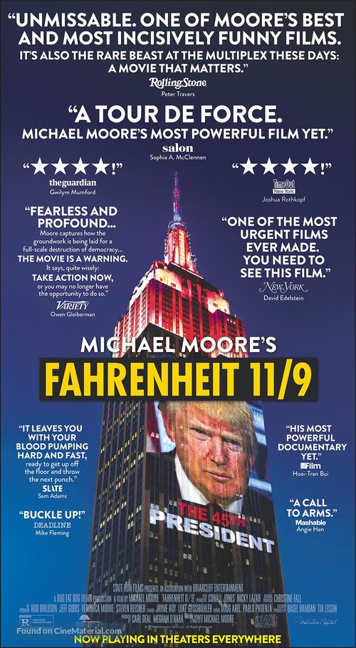 Fahrenheit 11/9 - Movie Poster