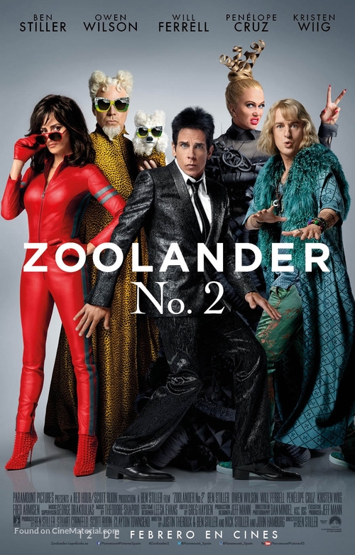 Zoolander 2 - Spanish Movie Poster