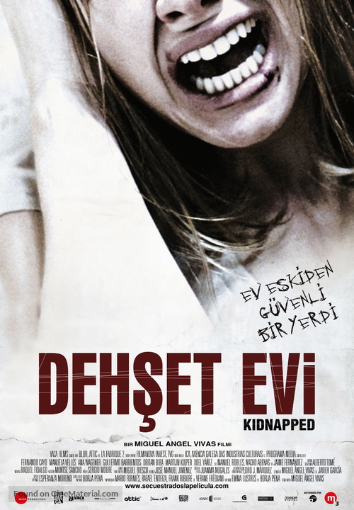 Secuestrados - Turkish Movie Poster