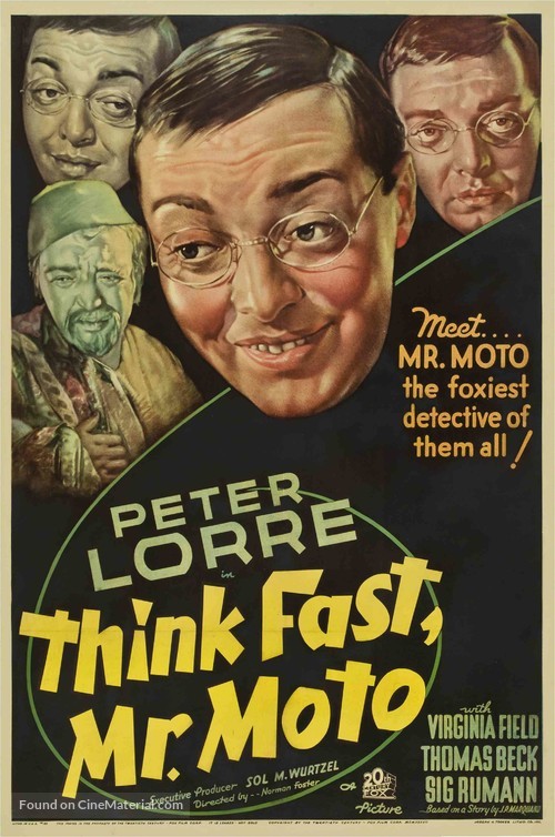Think Fast, Mr. Moto - Movie Poster