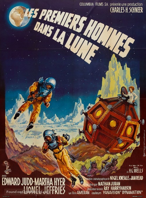 First Men in the Moon - French Movie Poster