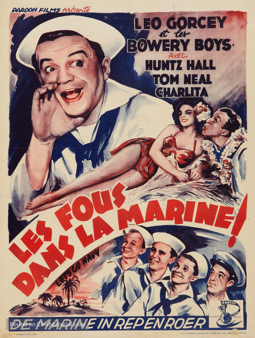 Let&#039;s Go Navy! - Belgian Movie Poster