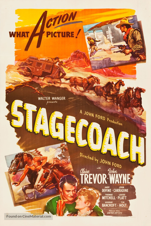 Stagecoach - Re-release movie poster