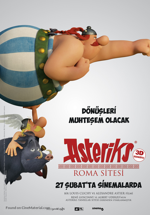 Ast&eacute;rix: Le domaine des dieux - Turkish Movie Poster