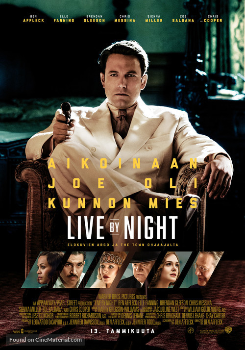 Live by Night - Finnish Movie Poster