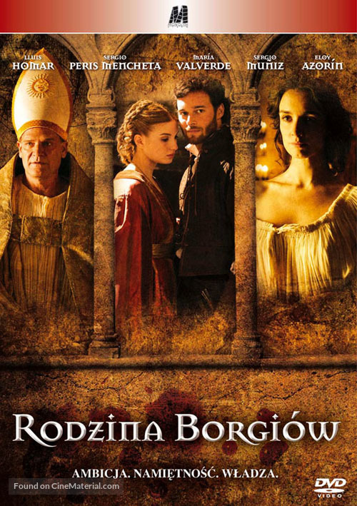 Los Borgia - Polish DVD movie cover