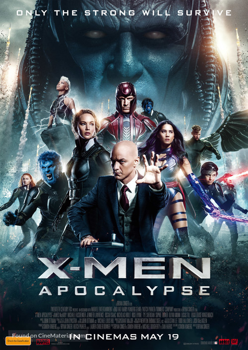 X-Men: Apocalypse - Australian Movie Poster
