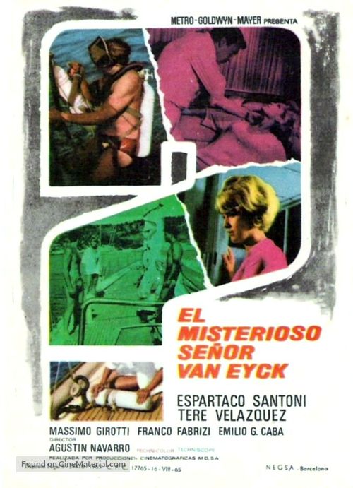 El misterioso se&ntilde;or Van Eyck - Spanish Movie Poster