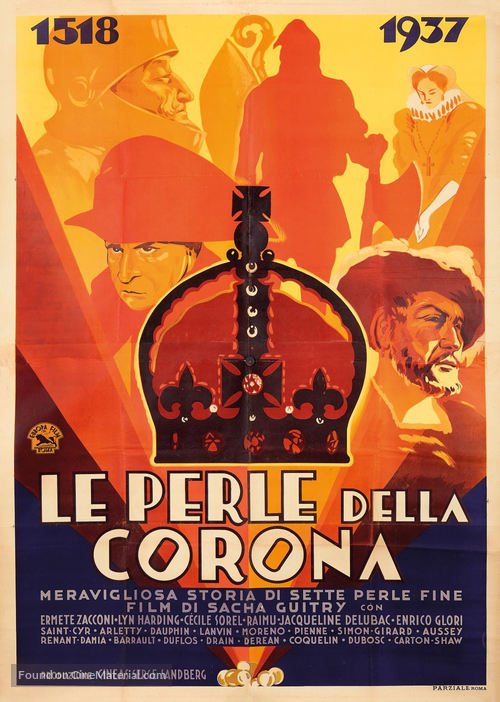 Les perles de la couronne - Italian Movie Poster