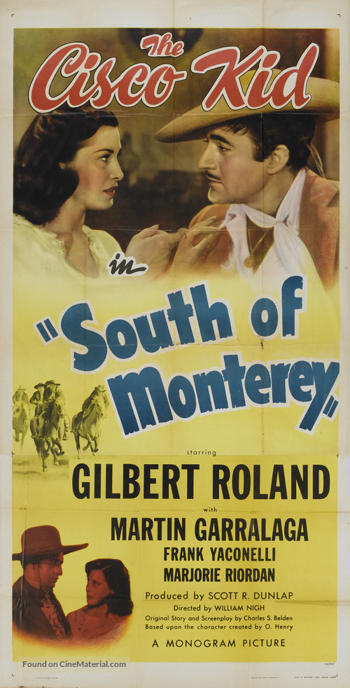 South of Monterey - Movie Poster