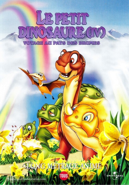 The Land Before Time IV: Journey Through the Mists - Belgian DVD movie cover