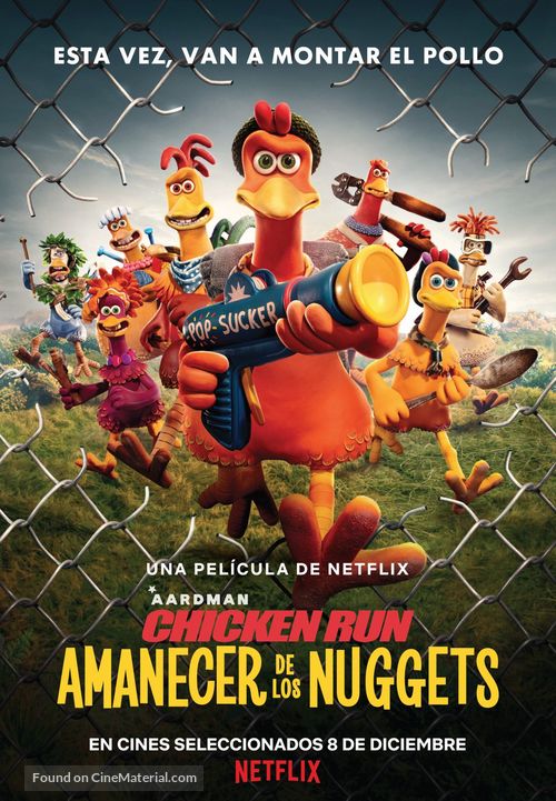 Chicken Run: Dawn of the Nugget - Spanish Movie Poster