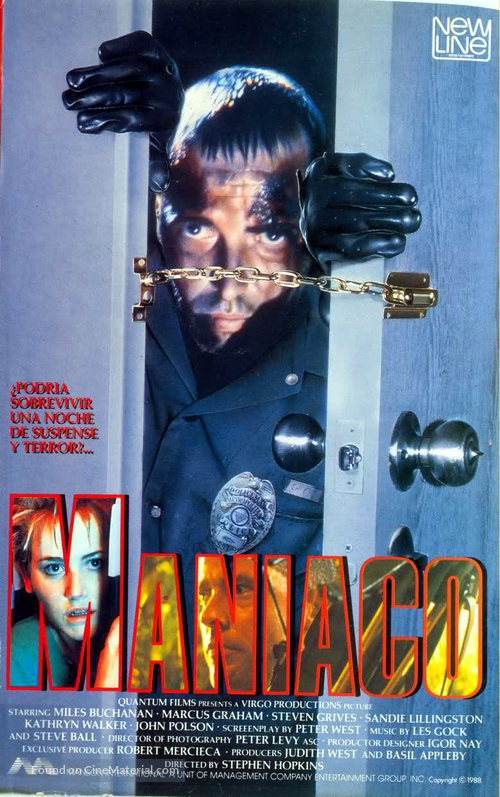 Dangerous Game - Chilean VHS movie cover