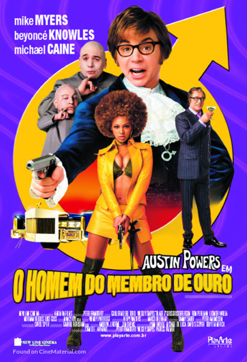 Austin Powers in Goldmember - Brazilian Movie Poster