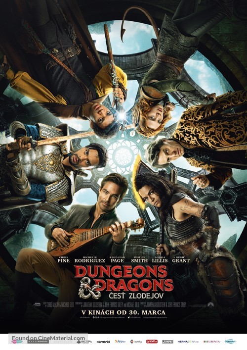 Dungeons &amp; Dragons: Honor Among Thieves - Slovak Movie Poster