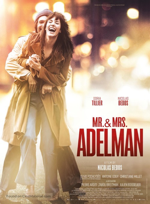 Mr &amp; Mme Adelman - French Movie Poster