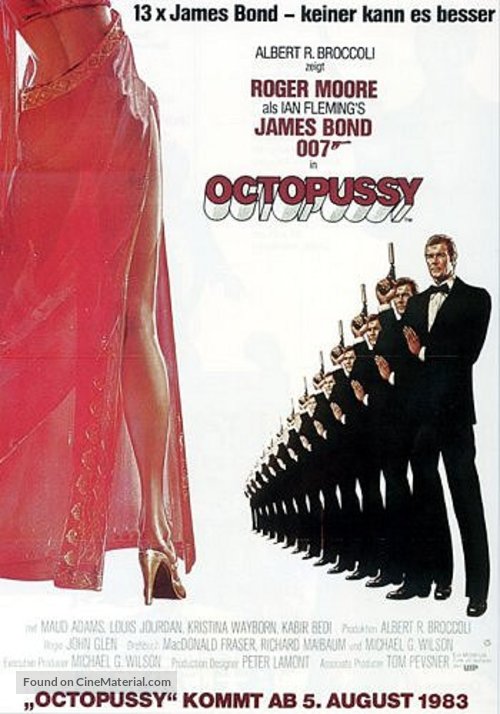 Octopussy - German Movie Poster
