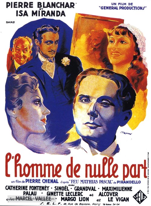 L&#039;homme de nulle part - French Movie Poster