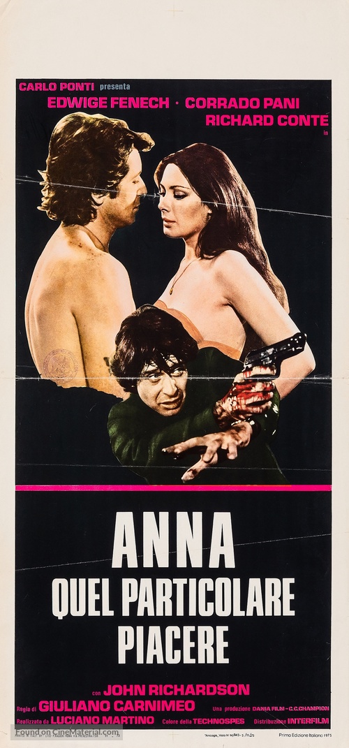 Anna, quel particolare piacere - Italian Movie Poster