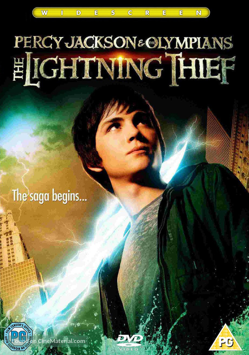 Percy Jackson &amp; the Olympians: The Lightning Thief - British Movie Cover