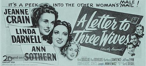 A Letter to Three Wives - Movie Poster