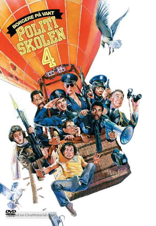 Police Academy 4: Citizens on Patrol - Norwegian DVD movie cover