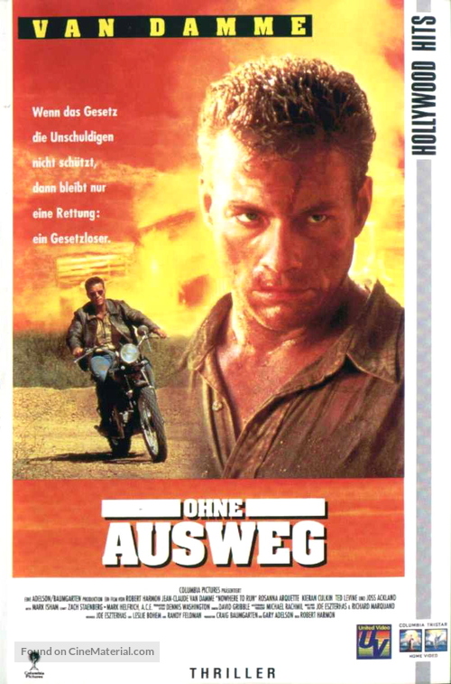 Nowhere To Run - German Movie Cover