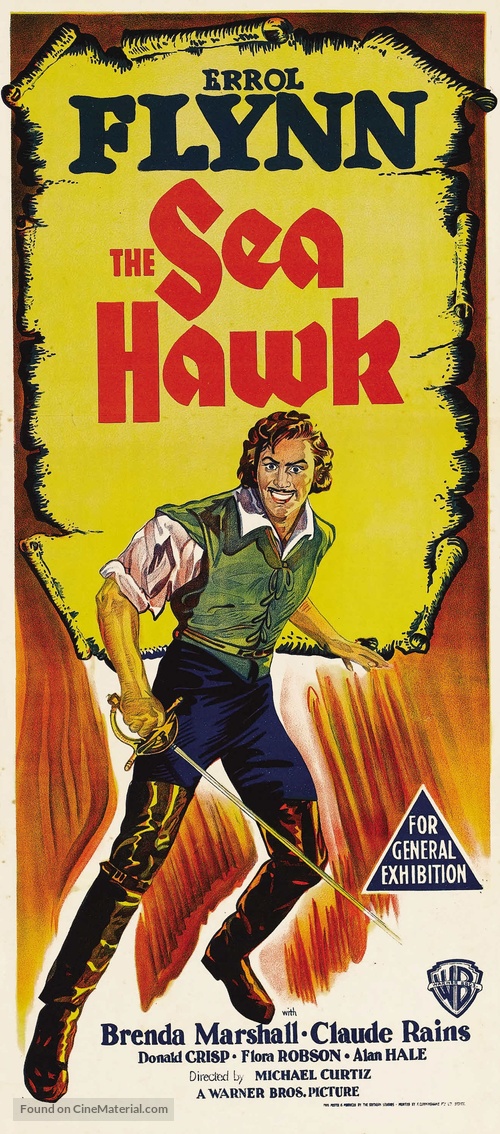 The Sea Hawk - Australian Movie Poster