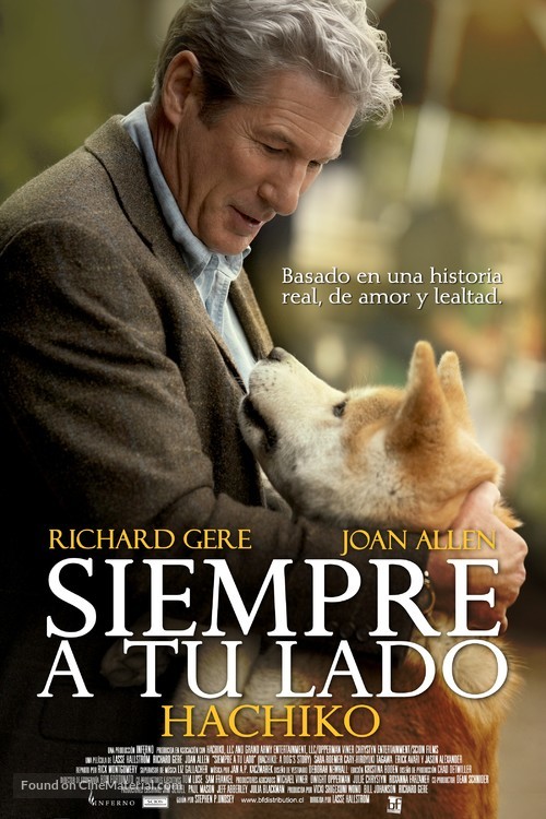Hachi: A Dog&#039;s Tale - Chilean Movie Poster