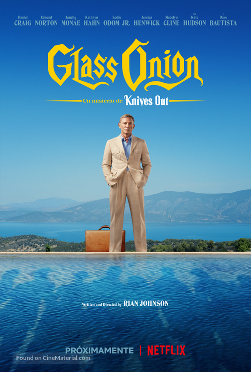 Glass Onion: A Knives Out Mystery - Argentinian Movie Poster