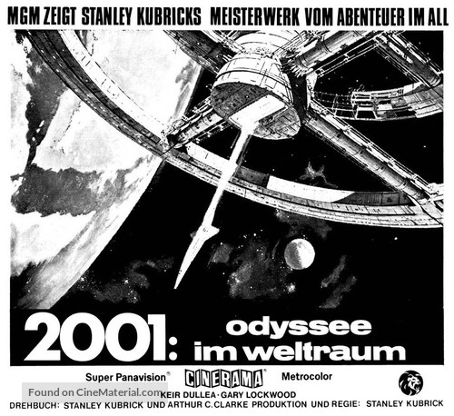 2001: A Space Odyssey - German Movie Poster