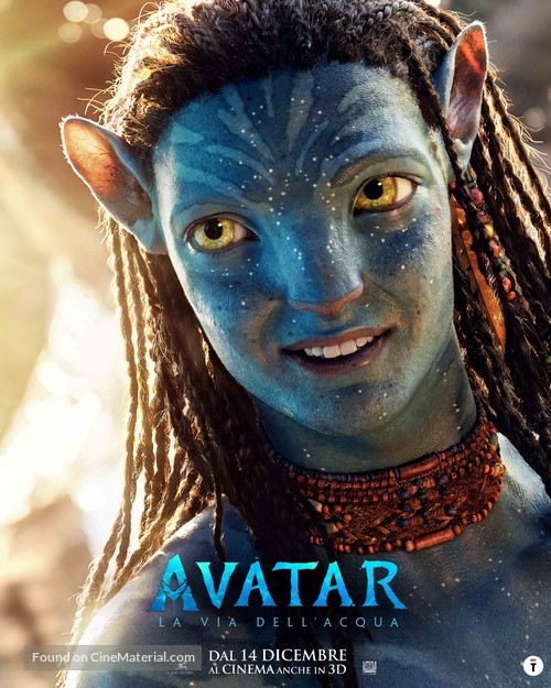 Avatar: The Way of Water - Italian Movie Poster