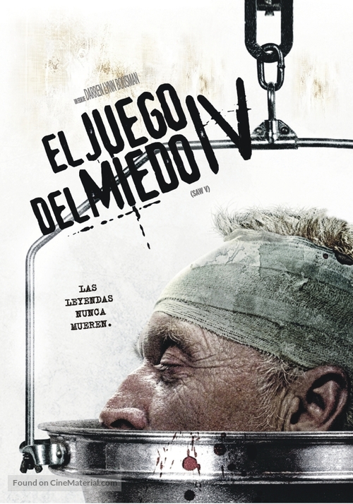 Saw IV - Argentinian Movie Cover