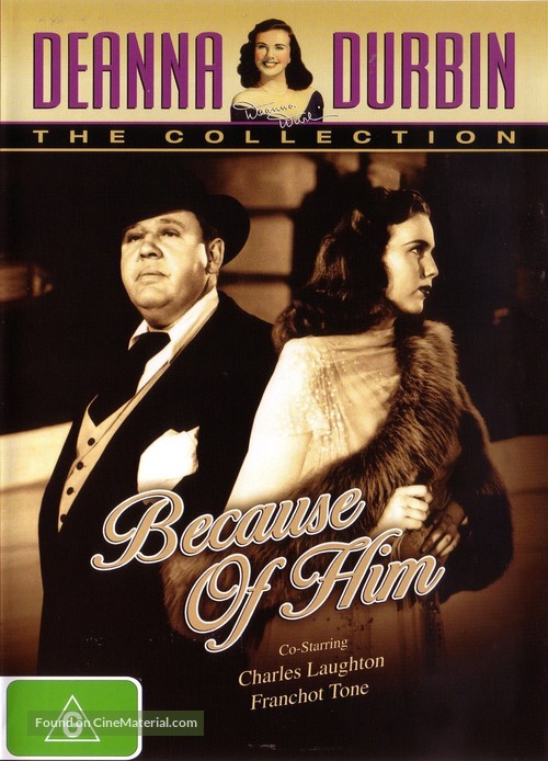 Because of Him - Australian DVD movie cover