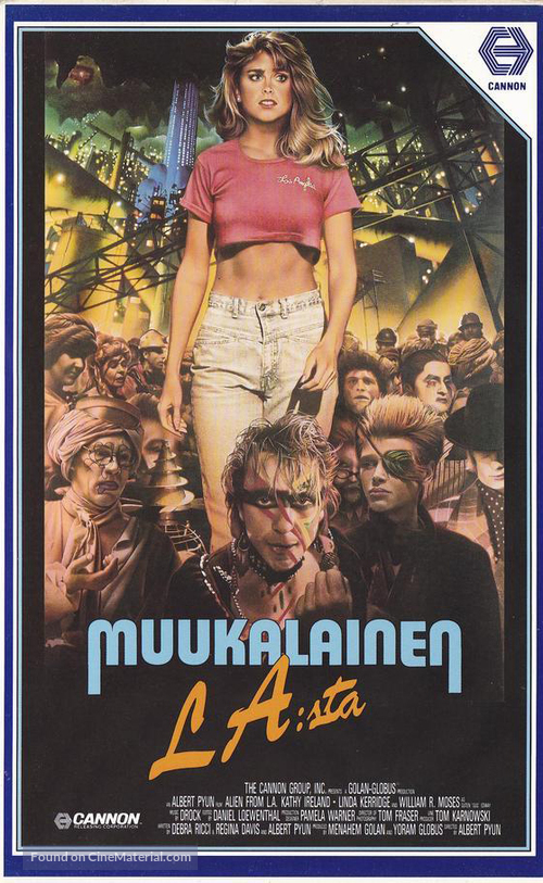 Alien from L.A. - Finnish Movie Cover