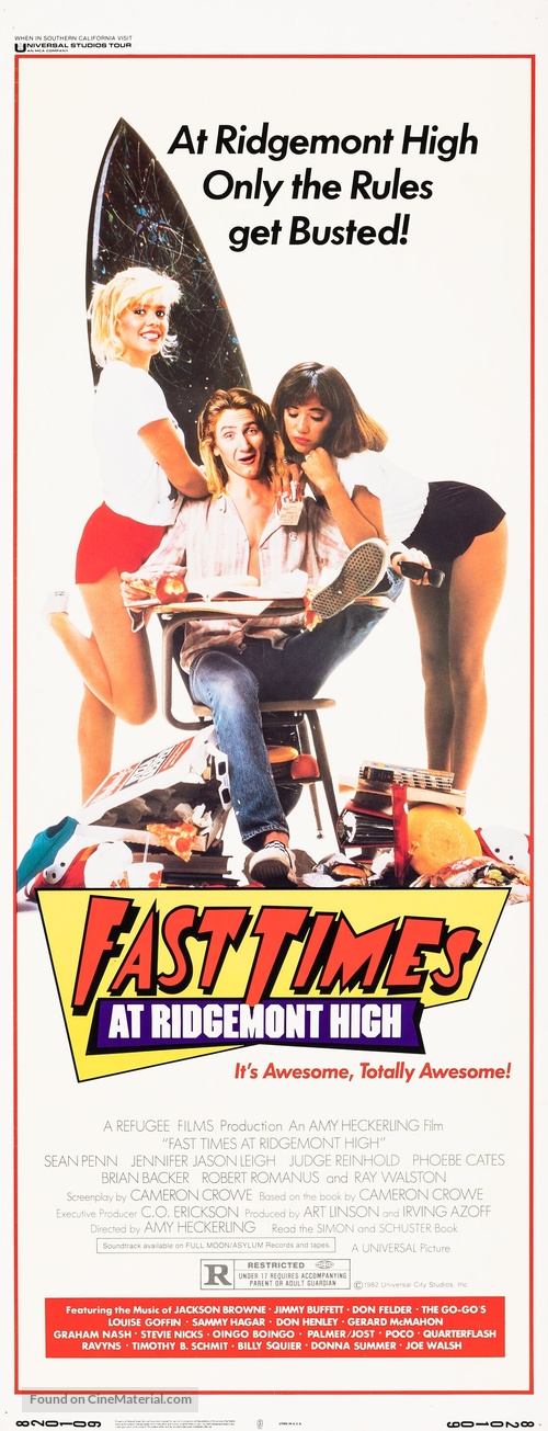 Fast Times At Ridgemont High - Movie Poster