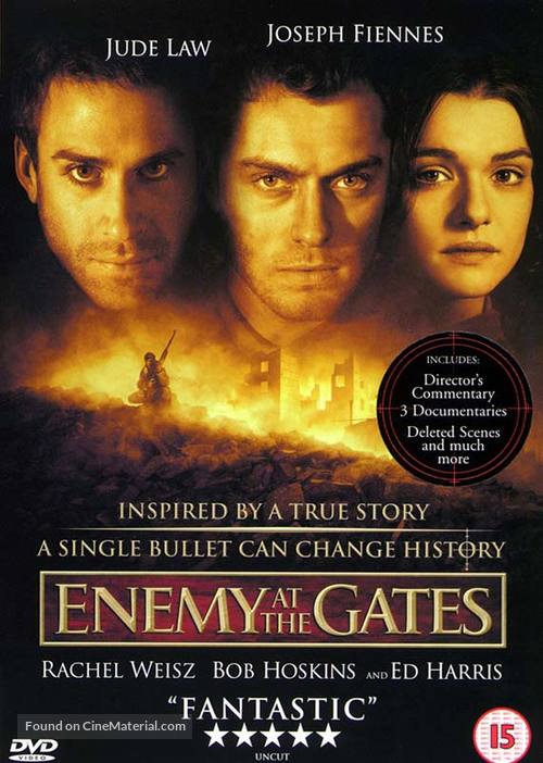 Enemy at the Gates - British Movie Cover